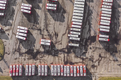 Bus parking | Kaunas aerial #70/365