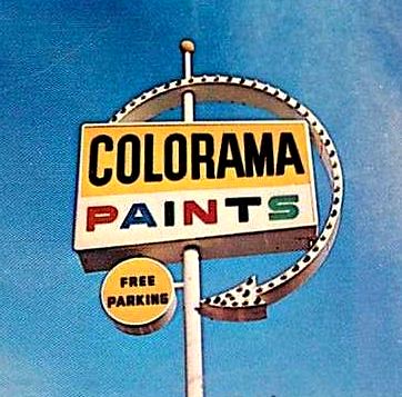 Colorama Paints Postcard Rohm and Haas