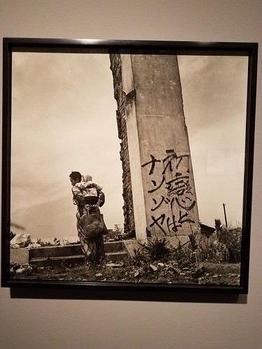 Hayashi Tadahiko 1947 Mother and Child in Wasteland Burned Out by War  photo Smithsonian Museums