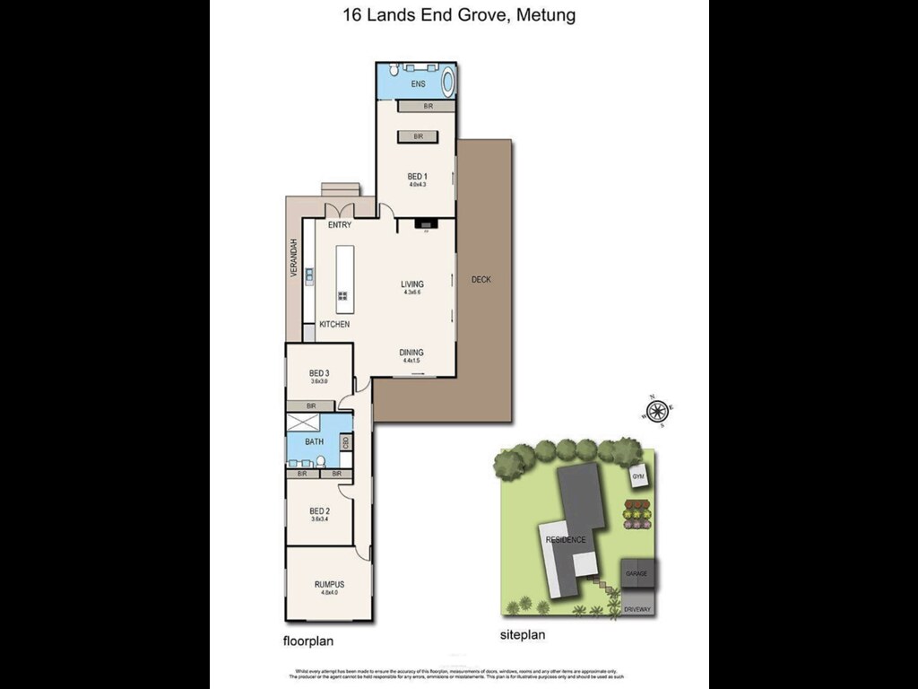 16 Lands End Gr, Metung VIC 3904 floorplan