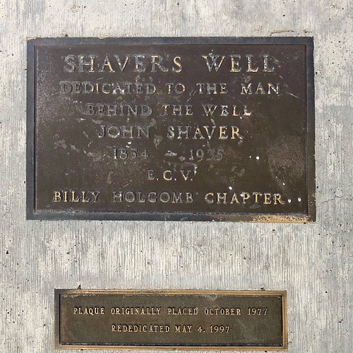 Shaver's Well edited closeup