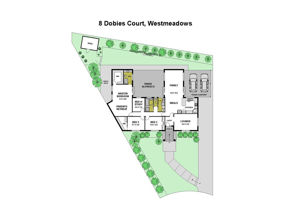 8 Dobies Court, Westmeadows VIC 3049 floorplan