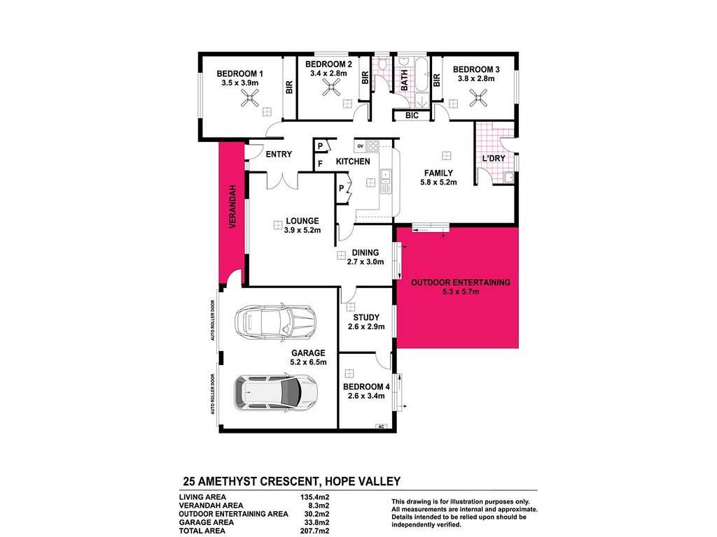25 Amethyst Crescent, Hope Valley SA 5090 floorplan