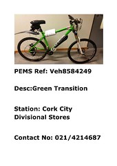 Cork City - green Transition bike - Veh8584249