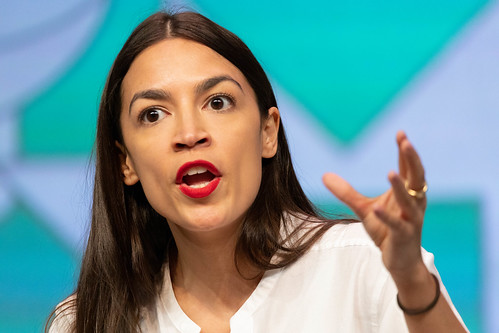 Rep. Alexandria Ocasio-Cortez, a next-gen politician, in more ways than one., From FlickrPhotos