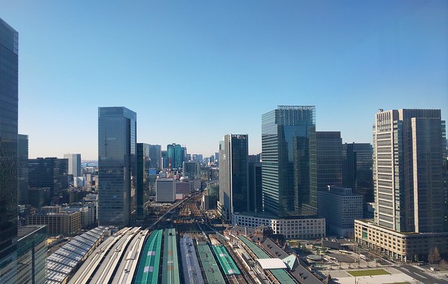 シャングリ・ラ東京も線路ビュー最高です。
